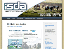 Tablet Screenshot of iowadairy.org